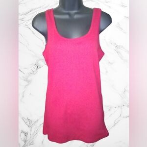 "Faded Glory" Women's Plus Size Ribbed Lightweight Casual Summer Tank Top